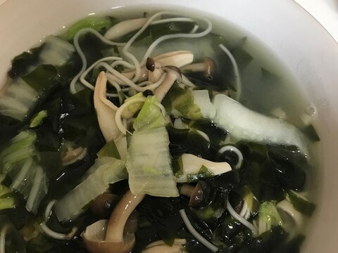 シャンタンのみ ！ 余り野菜でにゅうめん♡